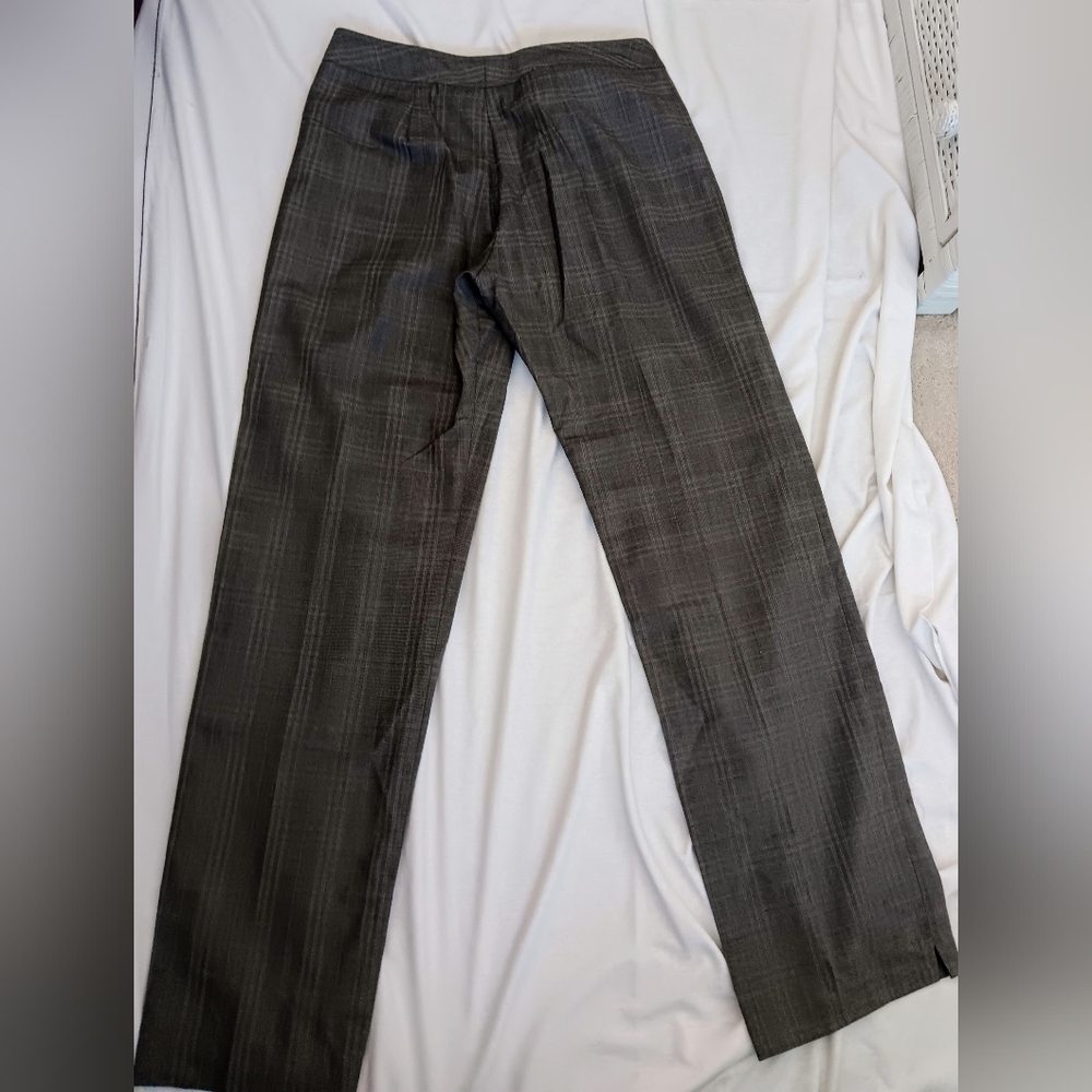 Cynthia Steffe-Gray Plaid Trouser Pants